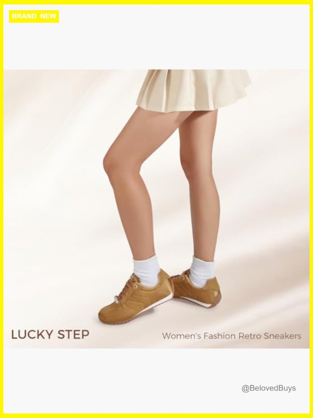 Non Slip Retro Fashion Sneakers with Satin Laces and Charms - Picture 6 of 6